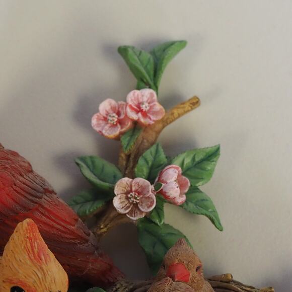 VTG The Bradford Exchange Cozy Cardinals Springtime Wall Decor Sculpture A5517 - Picture 10 of 14
